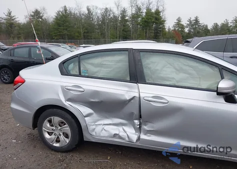 2014 Honda Civic Lx из США, поврежденный, VIN 2HGFB2F57EH546690